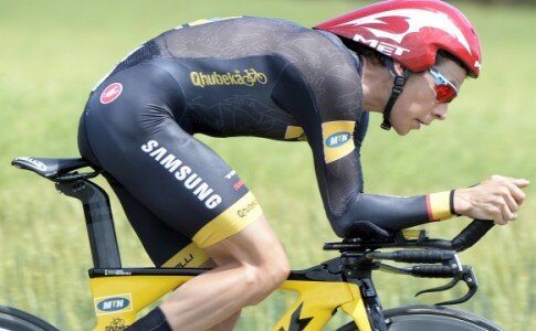 Louis Mentjes on stage seven of the 2014 Tour de Suisse